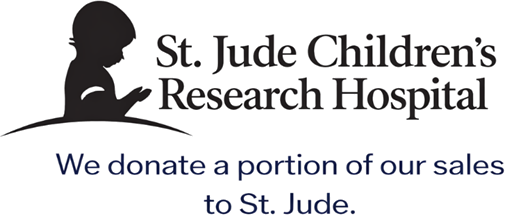 We donate a portion of our sales to St. Jude